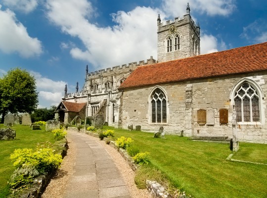 St peters curch wootton warwen