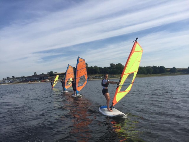 Windsurfing at Draycote Water